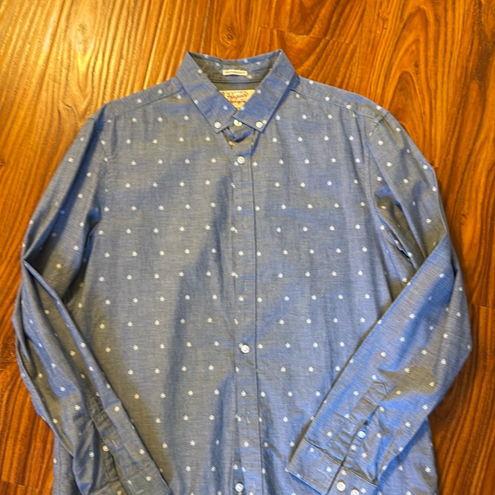 Penguin patterned dress shirt